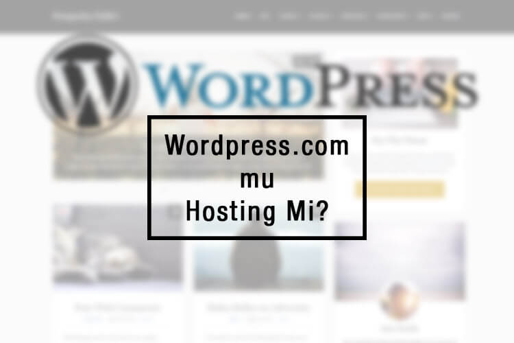 WordPress.com mu Hosting mi?